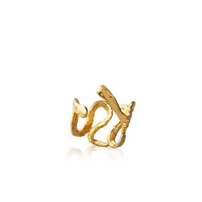 Celeano Snake Ring925 Gold Plated