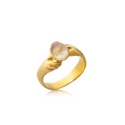 Divination Ring925 Gold Plated