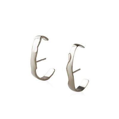 Galene Lobe Earrings 925 Silver Plated