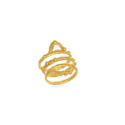 Set Anillo Sagrado925 Plat. Chapado