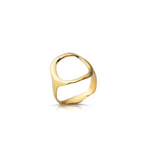 Karma Ring925 Gold Plated