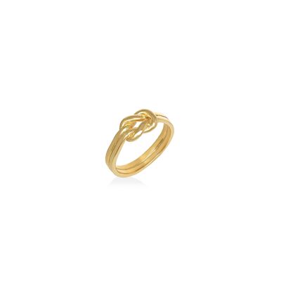Knot Ring925 Gold Plated