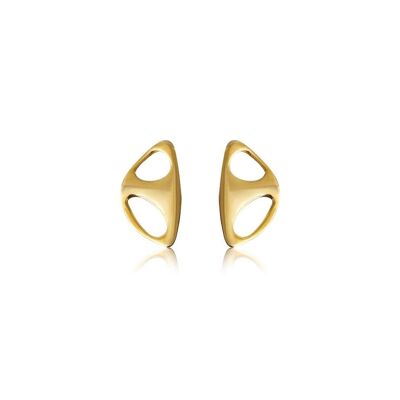 Pendientes Liberty 925 Chapado en Oro