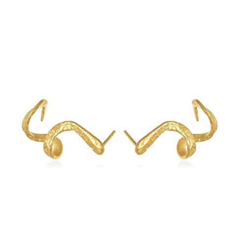 Maat Snake Ear Cuffs925 Gold Plated