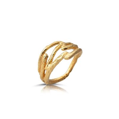 Melissa Branch Ring925 Gold Plated