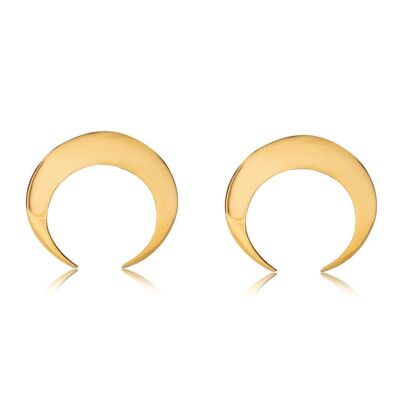 Selene Moon Earrings925 Gold Plated