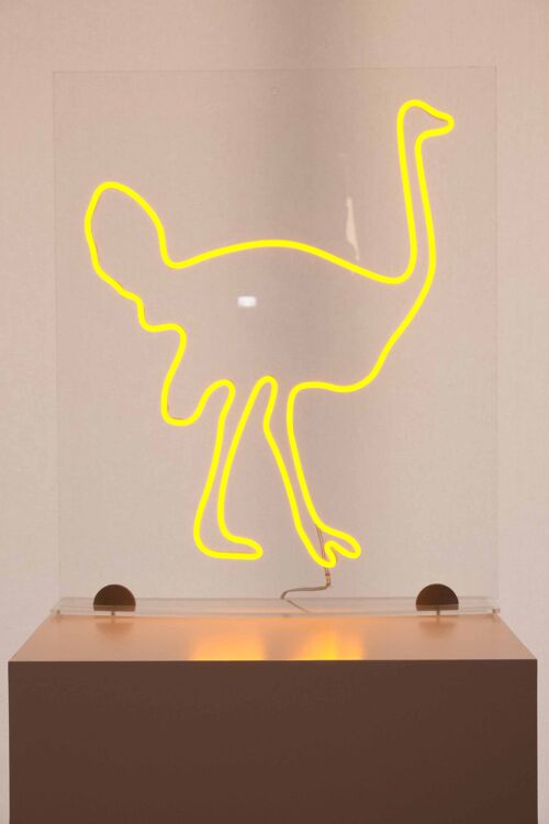 Ostrich.STATUE/PAINTING LIGHT