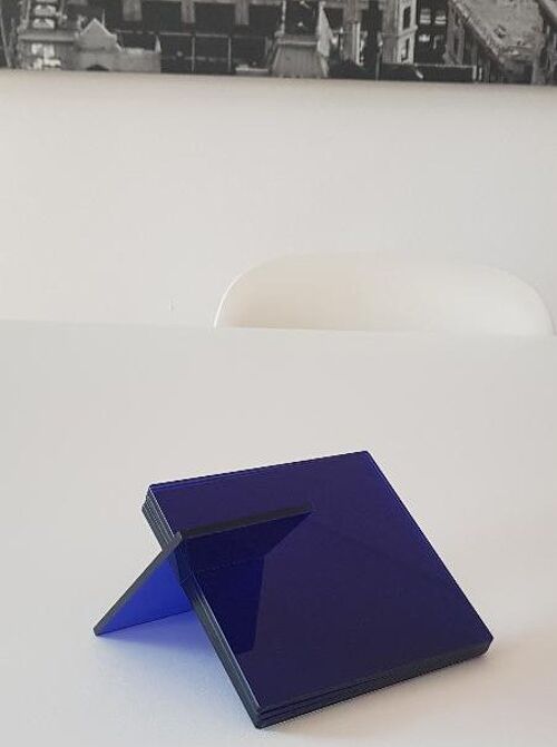 Bau.COASTERS  / SERVING PLATES- blue