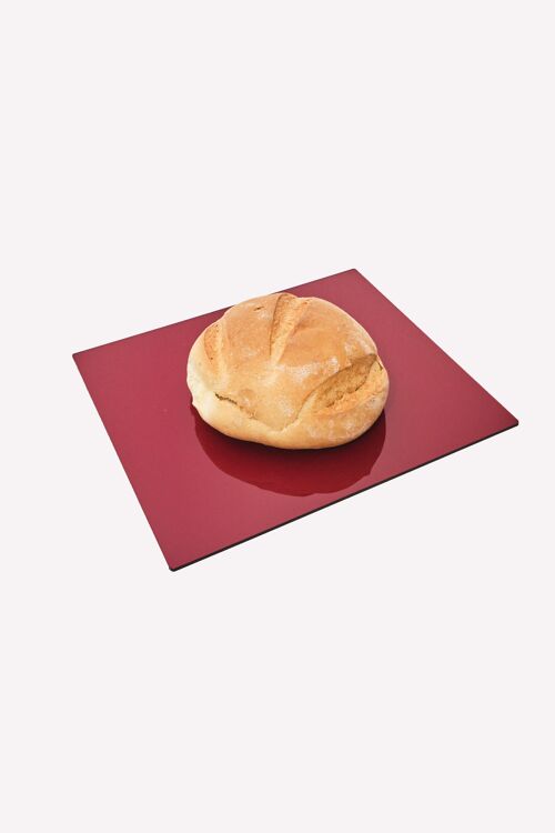 Bau.SERVING PLATE / TABLE MAT - red