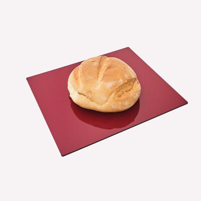 Bau.SERVING PLATE / TABLE MAT - red