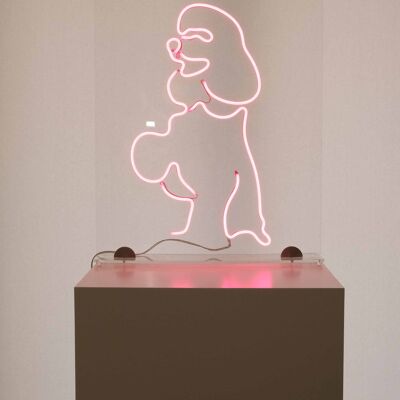 Poodle.STATUE/PAINTING LIGHT
