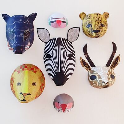 Kit de decoración de animales - safari