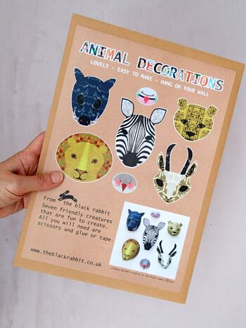Kit décorations animaux - safari 2