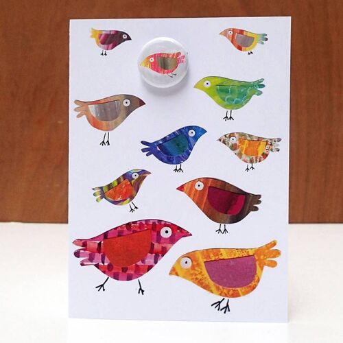 Parrots - Badge Card