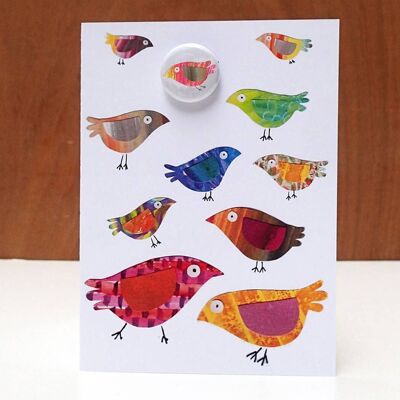 Perroquets - Badge Card