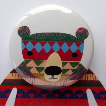 Trifle Bears - Carte de voeux avec badge 2
