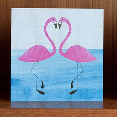 Flamingo - Square Card