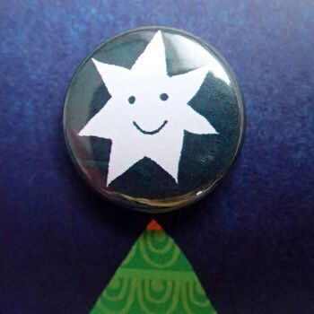 Tree Star - Carte de Noël avec badge 4