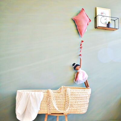 Fabric Kite - Dusty Pink