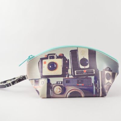 Travel Toiletry Bag, Cosmetic Bag - Vintage Cameras