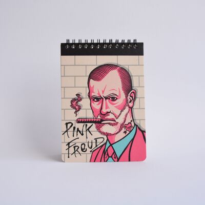 Freud Klein Notizbuch mit gepunktetem Papier und Schwarze Spirale