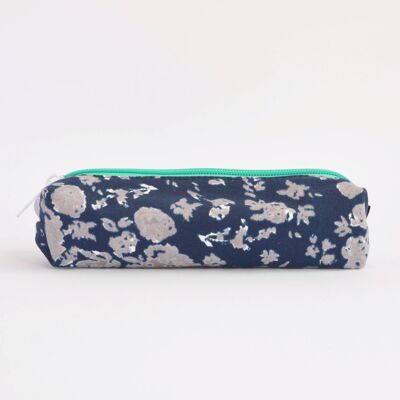 Pencil Case - Blue and Grey