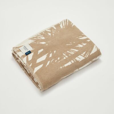 Palm Recycled Cotton Blanket - Large 160 x 200cm