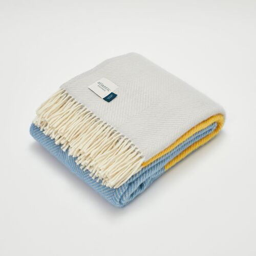 Dawn Tides Wool Blanket - Standard 130 x 150cm