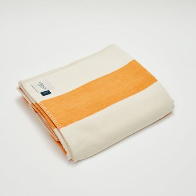 Sunset Stripe Recycled Cotton Blanket - Standard 160 x 110cm