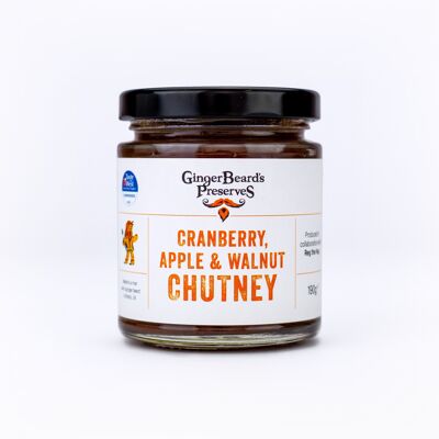 Cranberry-, Apfel- und Walnuss-Chutney