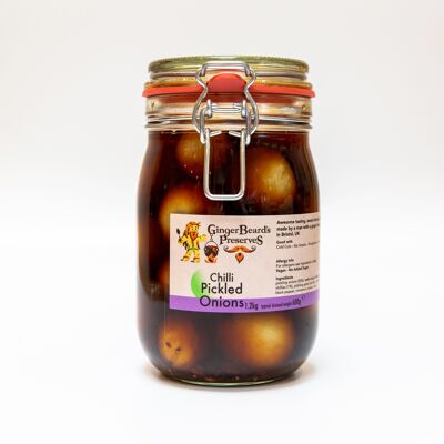 Chilli Pickled Onions - Mild: ancho chilli