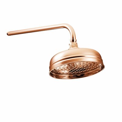 Cabezal de ducha de cobre - Campana tradicional mediana