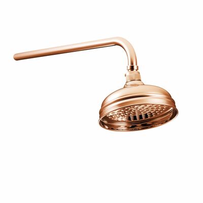 Cabezal de ducha de cobre - Campana tradicional pequeña