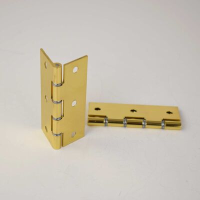 Small Brass Cabinet Hinges - pair