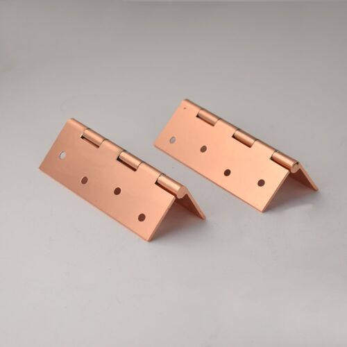 Medium Copper Cabinet Hinges - pair