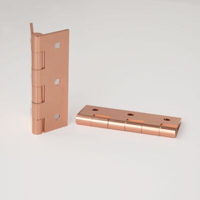 Small Copper Cabinet Hinges - pair