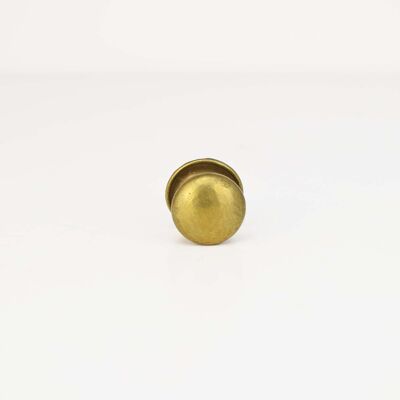 Small Brass Round Knob