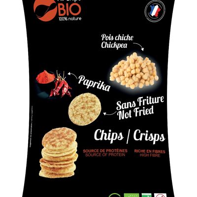 Chips de garbanzos y pimentón (110g)