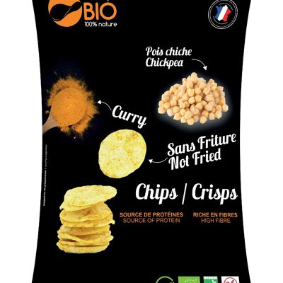 Chips à base de Pois Chiche et Curry (110g)