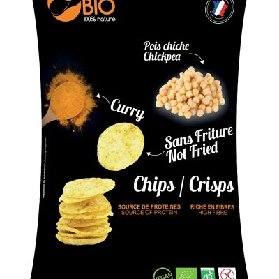 Chips à base de Pois Chiche et Curry (110g)