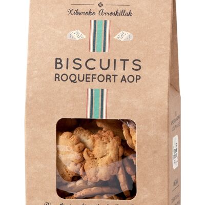 Biscuits apéritifs au Roquefort AOP, en étui 80g