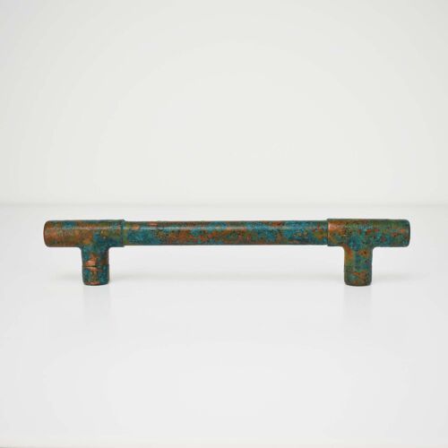 Dark Verdigris Copper Handle - All Over - 288mm Hole Centres