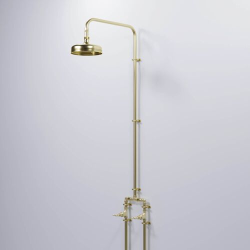 Brass Shower - Erawan Falls - Natural Brass (Unlacquered)