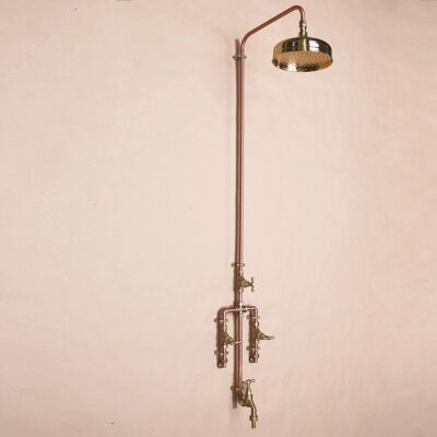 Douche en cuivre - Margoon Falls - Cuivre naturel