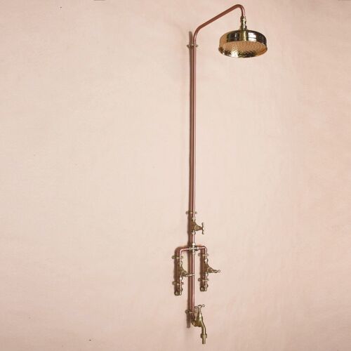 Copper Shower - Margoon Falls - Satin Lacquered