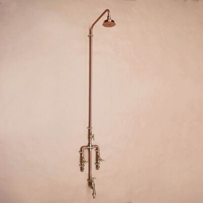 Copper Shower - Montezuma Falls - Satin Lacquered