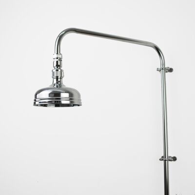 Cabezal de ducha cromado - Forma de campana pequeña