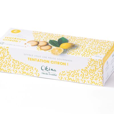 Biscuits Tentation Citron - fabriqués artisanalement au Pays-Basque