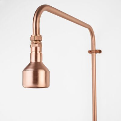 Soffione doccia in rame - Lampadina di Proper Copper Design - Rame naturale