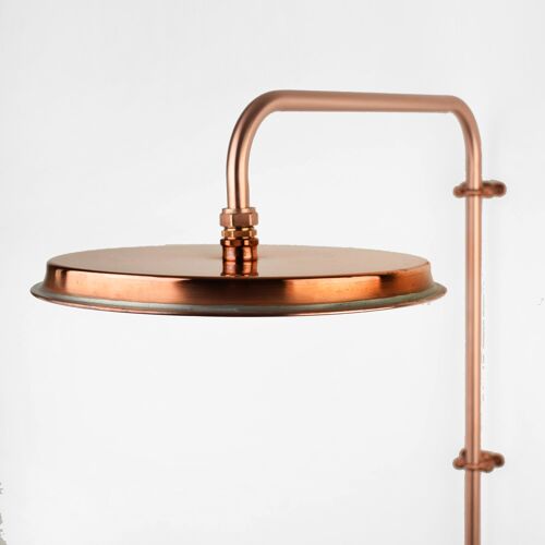 Copper Shower Head - Large Pan Head - Satin Lacquered